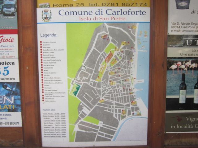 Mappa di Carloforte - Movingitalia.it