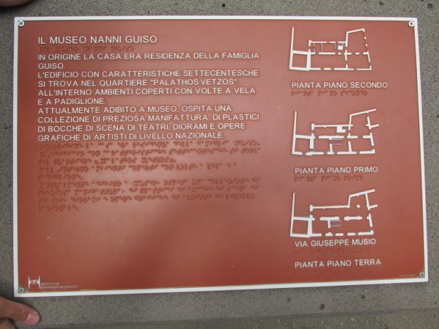 mappa del museo Orosei - Movingitalia.it