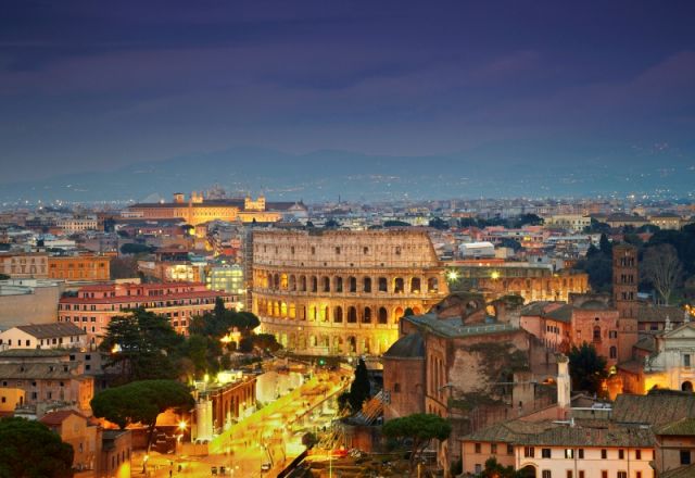 Paesaggio Colosseo a Roma