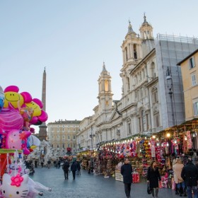 Mercatino Natale di Roma Piazza Caprera