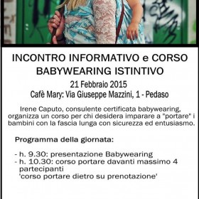 INCONTRO INFORMATIVO E CORSO DI BABYWEARING PORTARE I BAMBINI CON LA FASCIA